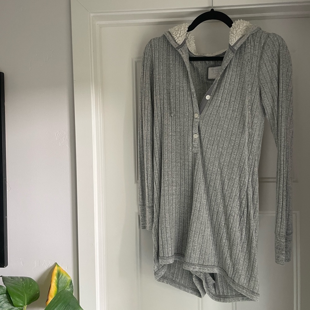 Abercrombie and Fitch hooded sleep onesie